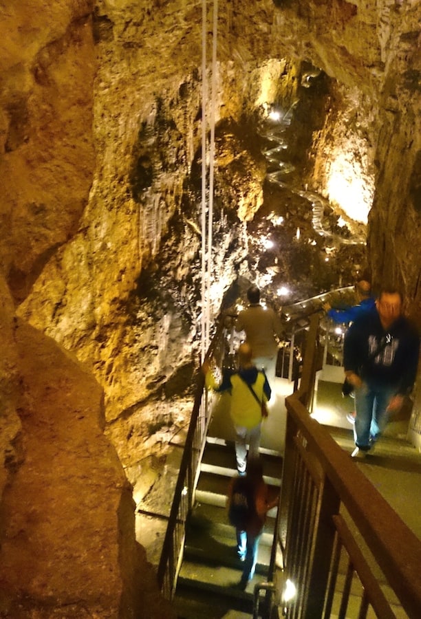 Servoscala con Pedana alla Grotta Gigante di Trieste